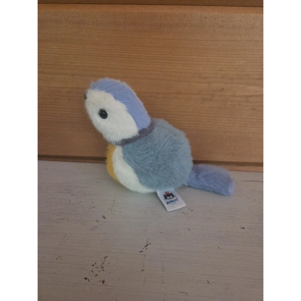 Jellycat Birdling Blue Tit Bird Very‎ Rare HTF 4